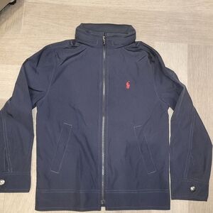 Ralph Lauren Polo Navy 8 Lightweight Jacket with Hood